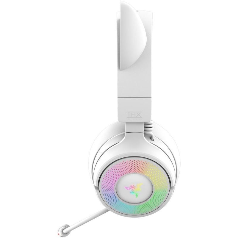PC, gaming si accesorii - Gaming - Accesorii gaming - Controlere, Volane si Casti gaming - Casti wireless Razer Kraken Kitty V3 Pro, THX Spatial Audio, iluminare RGB, microfon detasabil unidirectional, Alb - Infinity.ro