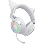PC, gaming si accesorii - Gaming - Accesorii gaming - Controlere, Volane si Casti gaming - Casti wireless Razer Kraken Kitty V3 Pro, THX Spatial Audio, iluminare RGB, microfon detasabil unidirectional, Alb - Infinity.ro