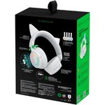 PC, gaming si accesorii - Gaming - Accesorii gaming - Controlere, Volane si Casti gaming - Casti wireless Razer Kraken Kitty V3 Pro, THX Spatial Audio, iluminare RGB, microfon detasabil unidirectional, Alb - Infinity.ro