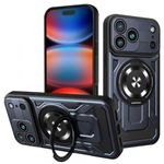 Laptop, Telefoane si Tablete - Telefoane mobile si accesorii - Accesorii Telefoane - Huse telefoane - Husa pentru Apple iPhone 17 Pro Max, Techsuit, RuggedCam, Albastra - Infinity.ro