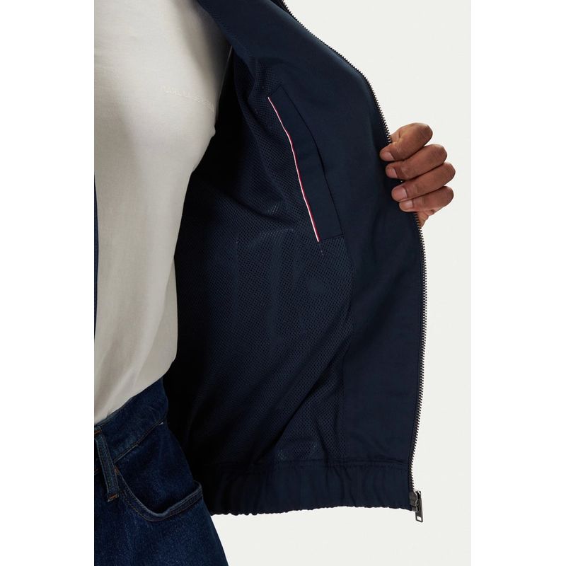 Fashion, accesorii si bijuterii - Barbati - Imbracaminte - Jachete si geci barbati - Geaca barbati Tommy Jeans Essential DM0DM22720 M INTL Bleumarin - Infinity.ro