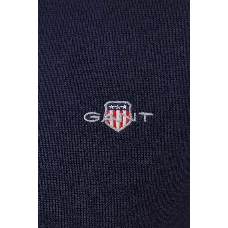 Fashion, accesorii si bijuterii - Barbati - Imbracaminte - Pulovere barbati - Pulover barbati din bumbac Classic Gant 8030561 Bleumarin M INTL - Infinity.ro