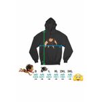 Fashion, accesorii si bijuterii - Femei - Imbracaminte femei - Hanorace femei - Hanorac Femei The Croods Grug Tata Desene Animate Epoca de Piatra, negru, marime S - Infinity.ro