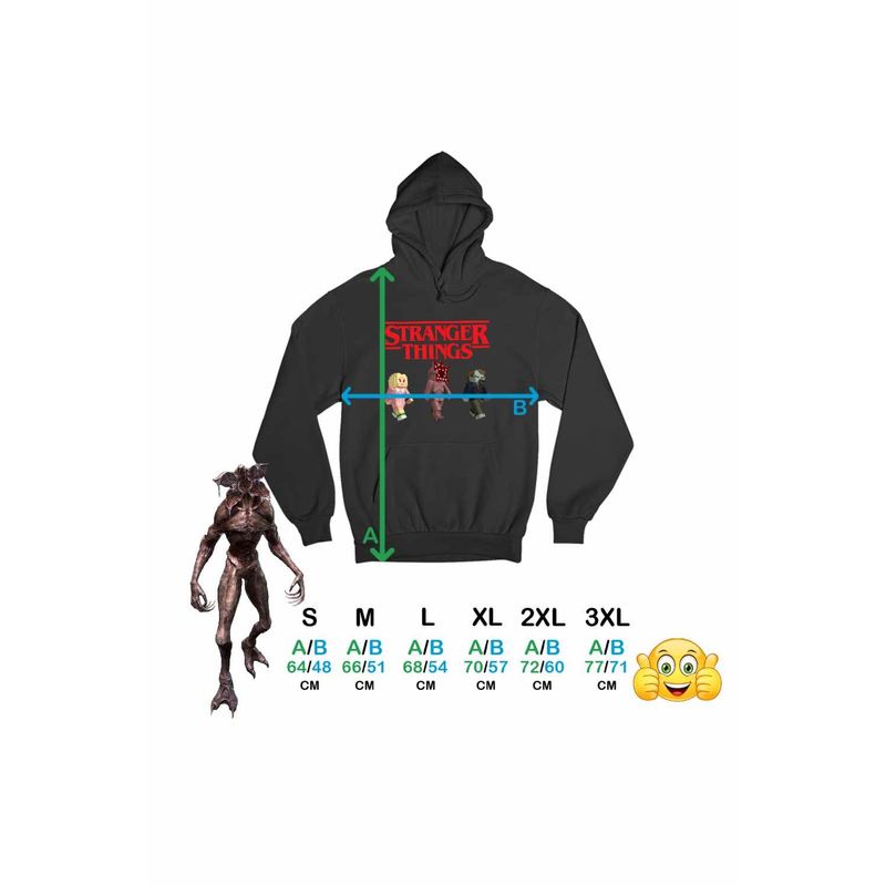 Fashion, accesorii si bijuterii - Femei - Imbracaminte femei - Hanorace femei - Hanorac Femei Stranger Things Minecraft Demogorgon Roblox, negru, marime S - Infinity.ro