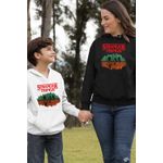 Fashion, accesorii si bijuterii - Femei - Imbracaminte femei - Hanorace femei - Hanorac Femei Stranger Things Padure Bicilete Abis Monstri, negru, marime S - Infinity.ro