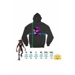 Fashion, accesorii si bijuterii - Femei - Imbracaminte femei - Hanorace femei - Hanorac Femei Stranger Things Pixel Art Jane Eleven, negru, marime S - Infinity.ro