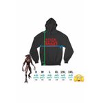 Fashion, accesorii si bijuterii - Femei - Imbracaminte femei - Hanorace femei - Hanorac Femei Stranger Things Stuck in the Upside Down, negru, marime S - Infinity.ro