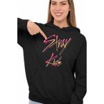 Fashion, accesorii si bijuterii - Femei - Imbracaminte femei - Hanorace femei - Hanorac Femei Stray Kids Kpop Merch, negru, marime S - Infinity.ro