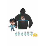Fashion, accesorii si bijuterii - Femei - Imbracaminte femei - Hanorace femei - Hanorac Femei Stray Kids Anime Merch Kpop Korean, negru, marime S - Infinity.ro