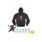 Fashion, accesorii si bijuterii - Femei - Imbracaminte femei - Hanorace femei - Hanorac Femei Sun Wukong Monkey King Aventuri, negru, marime S - Infinity.ro