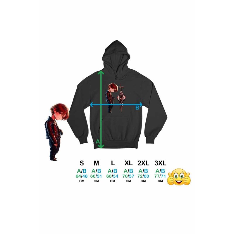 Fashion, accesorii si bijuterii - Femei - Imbracaminte femei - Hanorace femei - Hanorac Femei Taemin K-Pop Demon, negru, marime S - Infinity.ro