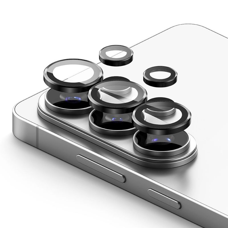 Laptop, Telefoane si Tablete - Telefoane mobile si accesorii - Accesorii Telefoane - Folii protectie telefoane - Folie Camera pentru Samsung Galaxy S26 Ultra (set 2) - Ringke Camera Lens Frame Glass - Black - Infinity.ro