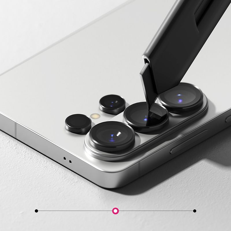 Laptop, Telefoane si Tablete - Telefoane mobile si accesorii - Accesorii Telefoane - Folii protectie telefoane - Folie Camera pentru Samsung Galaxy S26 Ultra (set 2) - Ringke Camera Lens Frame Glass - Black - Infinity.ro