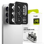 Laptop, Telefoane si Tablete - Telefoane mobile si accesorii - Accesorii Telefoane - Folii protectie telefoane - Folie Camera pentru Samsung Galaxy S26 Ultra (set 2) - Ringke Camera Lens Frame Glass - Black - Infinity.ro
