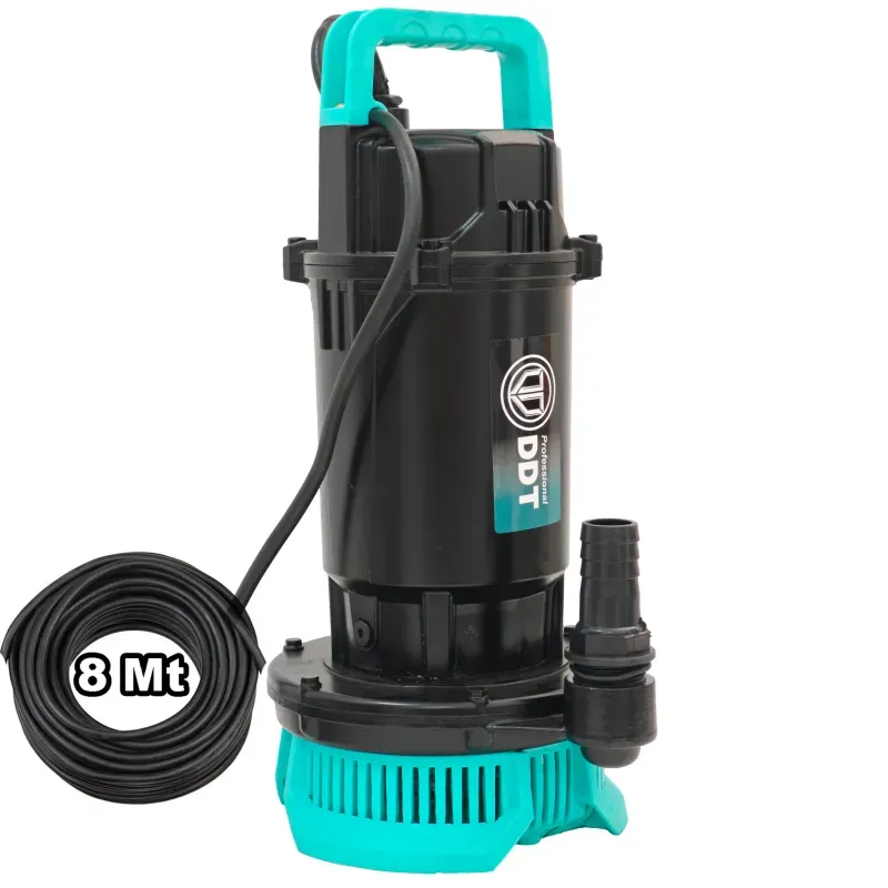 Casa si Gradina - Gradinarit si plante - Instalatii si accesorii pentru irigatii - Pompe apa - Pompa submersibila apa curata DDT WQDS-0.8, Putere 1.0 CP, Debit 3 mc/h, Refulare 35 m, Bobinaj cupru masiv - Infinity.ro