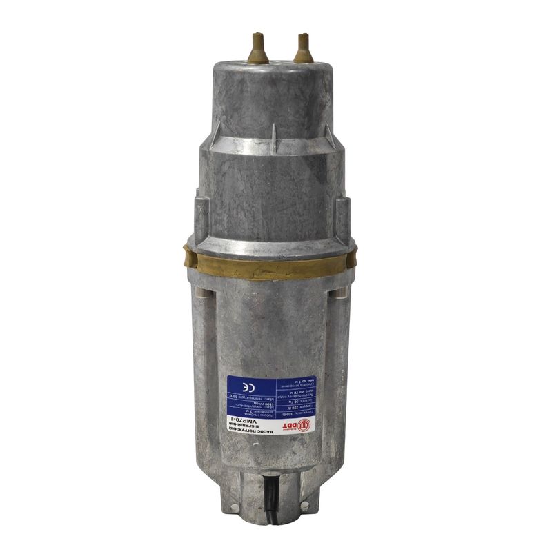 Casa si Gradina - Gradinarit si plante - Instalatii si accesorii pentru irigatii - Pompe apa - Pompa submersibila pe vibratii DDT VMP70-1, Putere 350 W, 3 iesiri, Pentru puturi, Ideala pentru apa curata - Infinity.ro