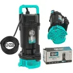 Casa si Gradina - Gradinarit si plante - Instalatii si accesorii pentru irigatii - Pompe apa - Pompa submersibila apa curata DDT WQDS-0.6, Putere 0.75 CP, Debit 3 mc/h, Refulare 25 m, Bobinaj cupru masiv - Infinity.ro