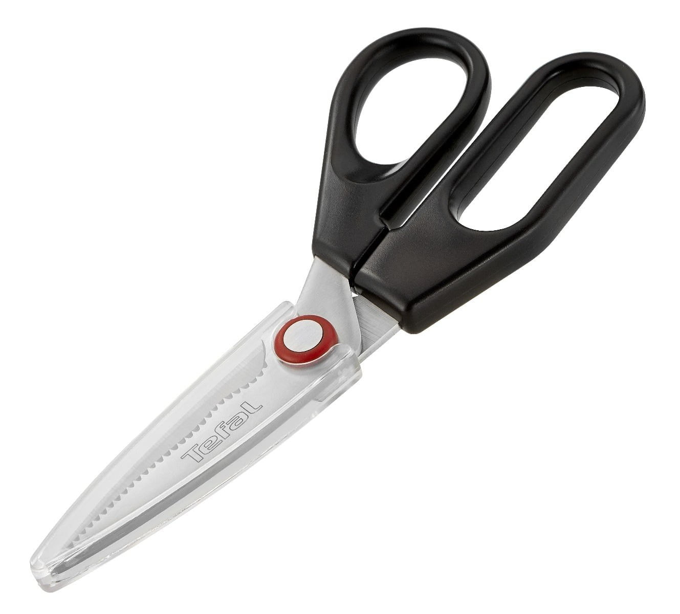 Foarfeca pentru bucatarie Ingenio K2071314, calitate premium, design inovator, fara BPA sau ftalati, lame inox, negru