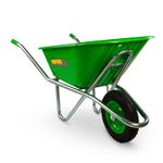 Casa si Gradina - Constructii - Utilaje constructii - Betoniere si roabe - Roaba cuva din plastic 100L PARTNER PRO Cadru Galvanizat - Infinity.ro