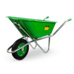 Casa si Gradina - Constructii - Utilaje constructii - Betoniere si roabe - Roaba cuva din plastic 100L PARTNER PRO Cadru Galvanizat - Infinity.ro