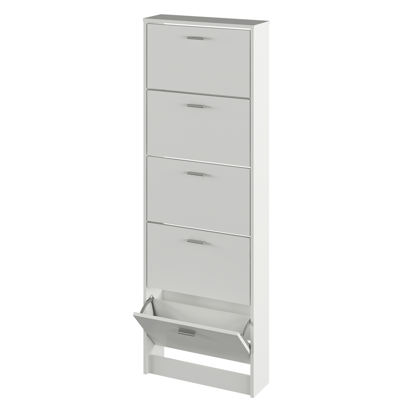 Casa si Gradina - Mobilier - Dulapuri si sifoniere - Dulapuri - Dulap pantofi, 5 rafturi, alb, MOBI 15 - Infinity.ro