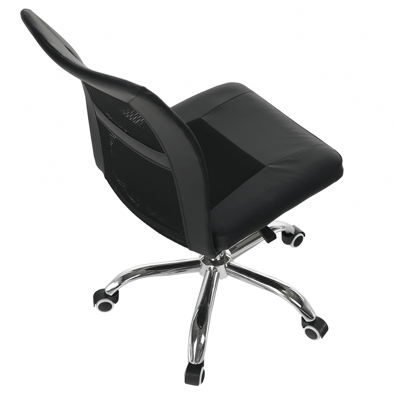 Casa si Gradina - Mobilier - Scaune si fotolii - Scaune - Scaun de birou, negru/ crom, IDOR 2 NEW - Infinity.ro