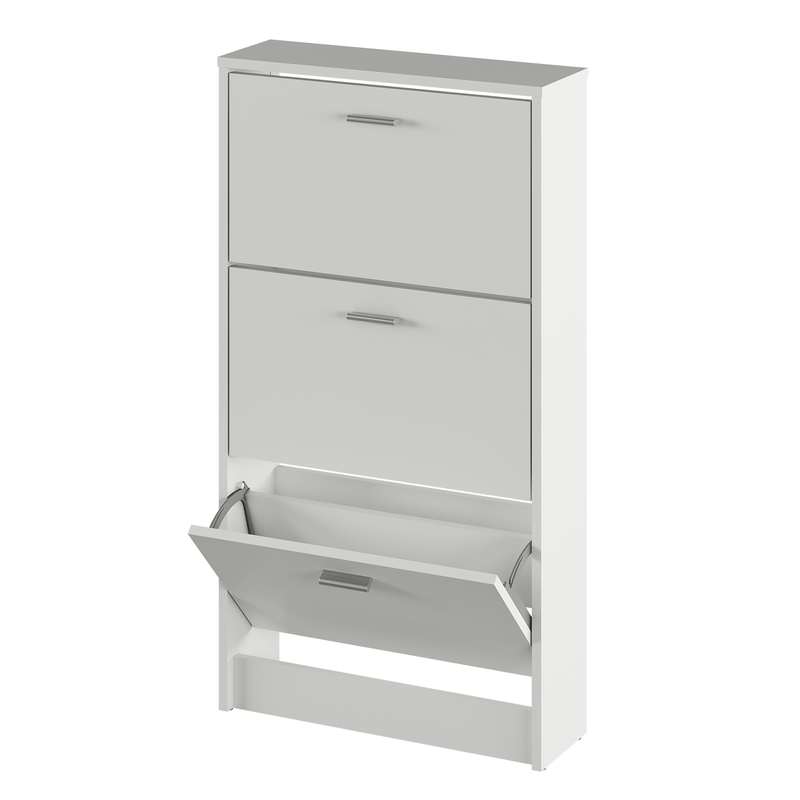 Casa si Gradina - Mobilier - Dulapuri si sifoniere - Dulapuri - Dulap pantofi, 3 rafturi, alb, MOBI 13 - Infinity.ro