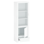 Casa si Gradina - Mobilier - Biblioteci si rafturi - Rafturi - Raft 1D1S, alb lucios, LINDY - Infinity.ro