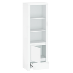 Casa si Gradina - Mobilier - Biblioteci si rafturi - Rafturi - Raft 1D1S, alb lucios, LINDY - Infinity.ro