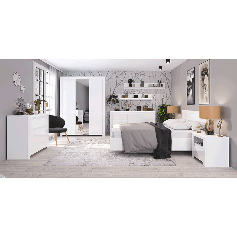 Casa si Gradina - Mobilier - Biblioteci si rafturi - Rafturi - Raft 100, alb, LINDY - Infinity.ro