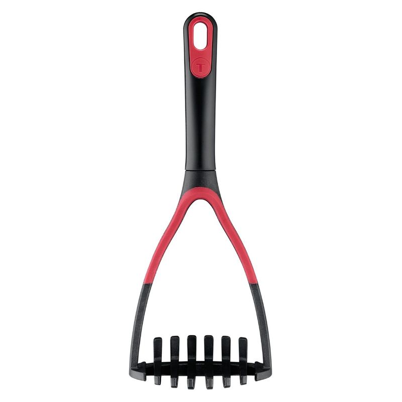 Casa si Gradina - Bucatarie si vesela - Ustensile bucatarie - Prese si storcatoare manuale - Zdrobitor de cartofi Tefal Ingenio+ K1980934, compatibilitate cu masina de spalat vase, plastic, negru & rosu - Infinity.ro