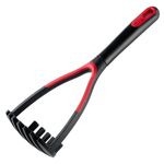 Casa si Gradina - Bucatarie si vesela - Ustensile bucatarie - Prese si storcatoare manuale - Zdrobitor de cartofi Tefal Ingenio+ K1980934, compatibilitate cu masina de spalat vase, plastic, negru & rosu - Infinity.ro