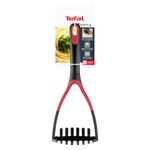 Casa si Gradina - Bucatarie si vesela - Ustensile bucatarie - Prese si storcatoare manuale - Zdrobitor de cartofi Tefal Ingenio+ K1980934, compatibilitate cu masina de spalat vase, plastic, negru & rosu - Infinity.ro