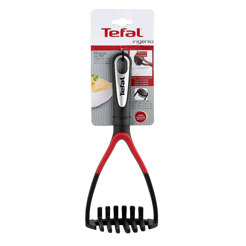 Casa si Gradina - Bucatarie si vesela - Ustensile bucatarie - Prese si storcatoare manuale - Zdrobitor pentru cartofi Ingenio K2071214, calitate premium, design inovator, plastic, negru - Infinity.ro