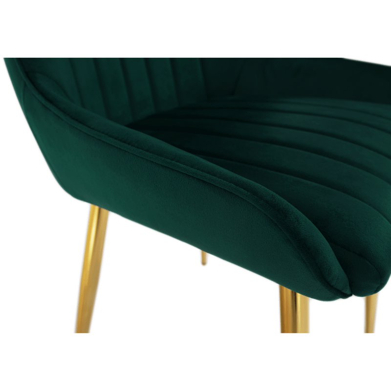 Casa si Gradina - Mobilier - Scaune si fotolii - Scaune - Scaun de luat masa, smarald / crom-auriu, PERLIA - Infinity.ro