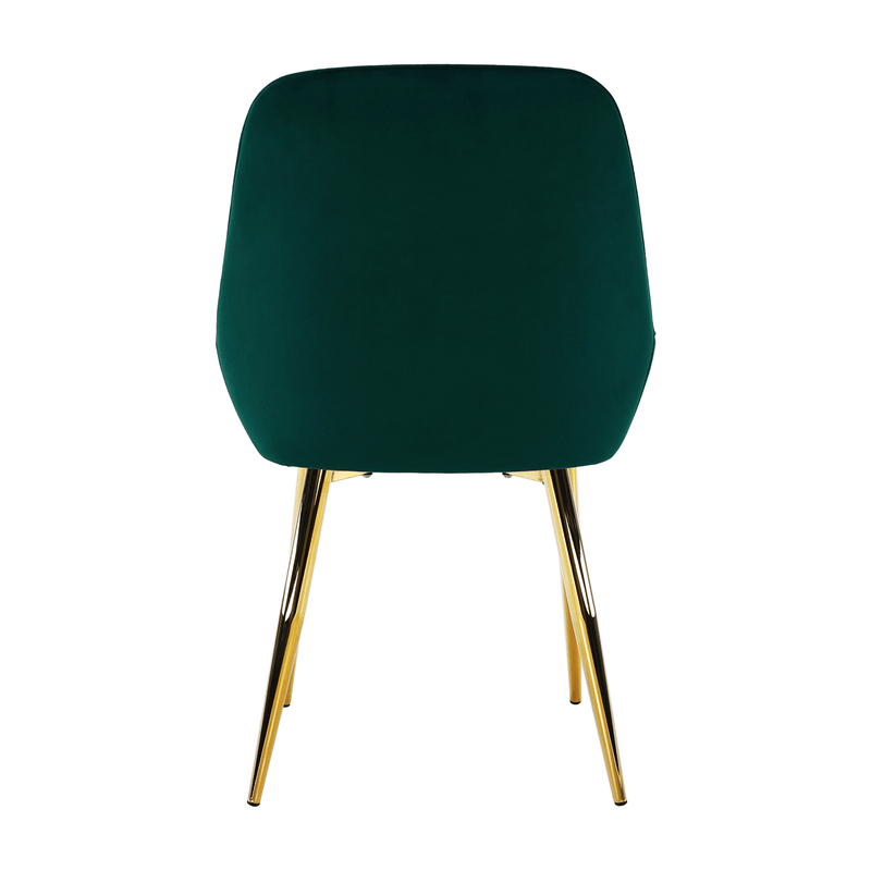 Casa si Gradina - Mobilier - Scaune si fotolii - Scaune - Scaun de luat masa, smarald / crom-auriu, PERLIA - Infinity.ro