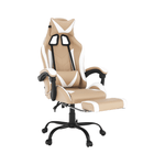 Casa si Gradina - Mobilier - Scaune si fotolii - Fotolii - Fotoliu birou/gaming, negru/alb/bej, OZGE 2 NEW - Infinity.ro