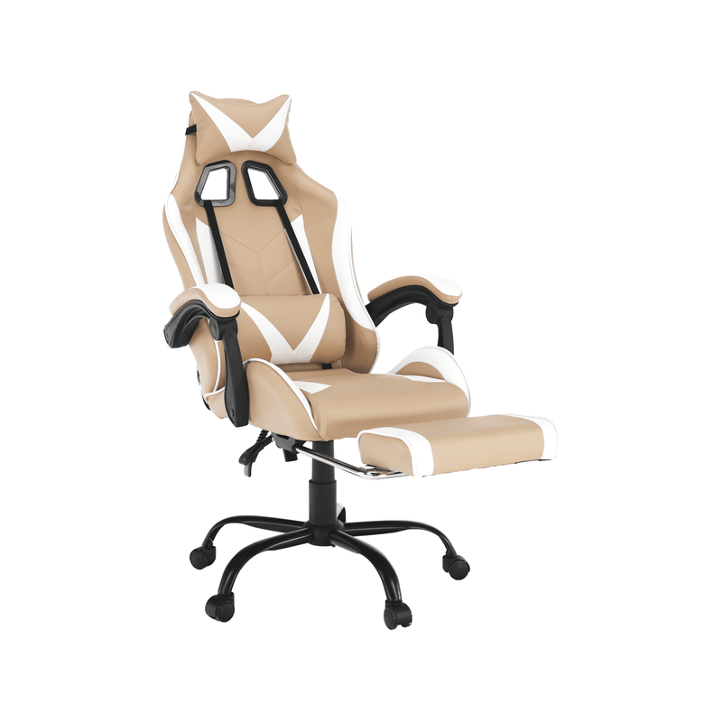 Casa si Gradina - Mobilier - Scaune si fotolii - Fotolii - Fotoliu birou/gaming, negru/alb/bej, OZGE 2 NEW - Infinity.ro