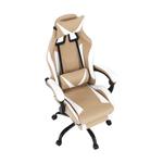 Casa si Gradina - Mobilier - Scaune si fotolii - Fotolii - Fotoliu birou/gaming, negru/alb/bej, OZGE 2 NEW - Infinity.ro