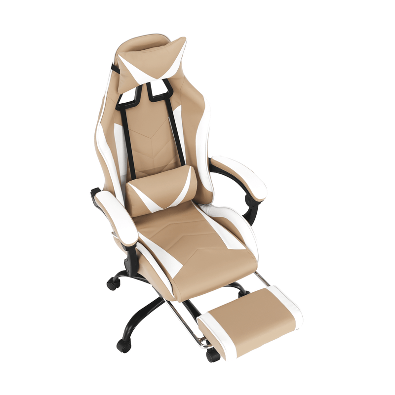 Casa si Gradina - Mobilier - Scaune si fotolii - Fotolii - Fotoliu birou/gaming, negru/alb/bej, OZGE 2 NEW - Infinity.ro