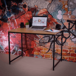 Casa si Gradina - Mobilier - Mese si birouri - Birouri - Birou, stejar / negru, 90x60 cm, MELLORA - Infinity.ro
