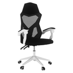 Casa si Gradina - Mobilier - Scaune si fotolii - Scaune - Scaun de birou / joc, negru / alb, YOKO - Infinity.ro