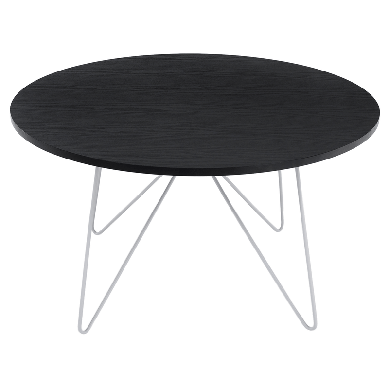 Casa si Gradina - Mobilier - Mese si birouri - Masute de cafea - Masuta cafea, stejar negru/alb, MIKEL NEW - Infinity.ro