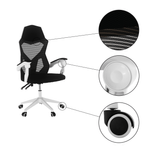 Casa si Gradina - Mobilier - Scaune si fotolii - Scaune - Scaun de birou / joc, negru / alb, YOKO - Infinity.ro