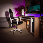 Casa si Gradina - Mobilier - Scaune si fotolii - Scaune - Scaun de birou / joc, negru / alb, YOKO - Infinity.ro