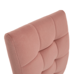 Casa si Gradina - Mobilier - Scaune si fotolii - Scaune - Scaun de masa, tesatura de catifea roz / crom, SALOMA NEW - Infinity.ro