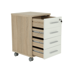 Casa si Gradina - Mobilier - Dulapuri si sifoniere - Dulapuri - Dulapior de birou cu cheie, stejar sonoma/alb, JOHAN 2 NEW 12 - Infinity.ro