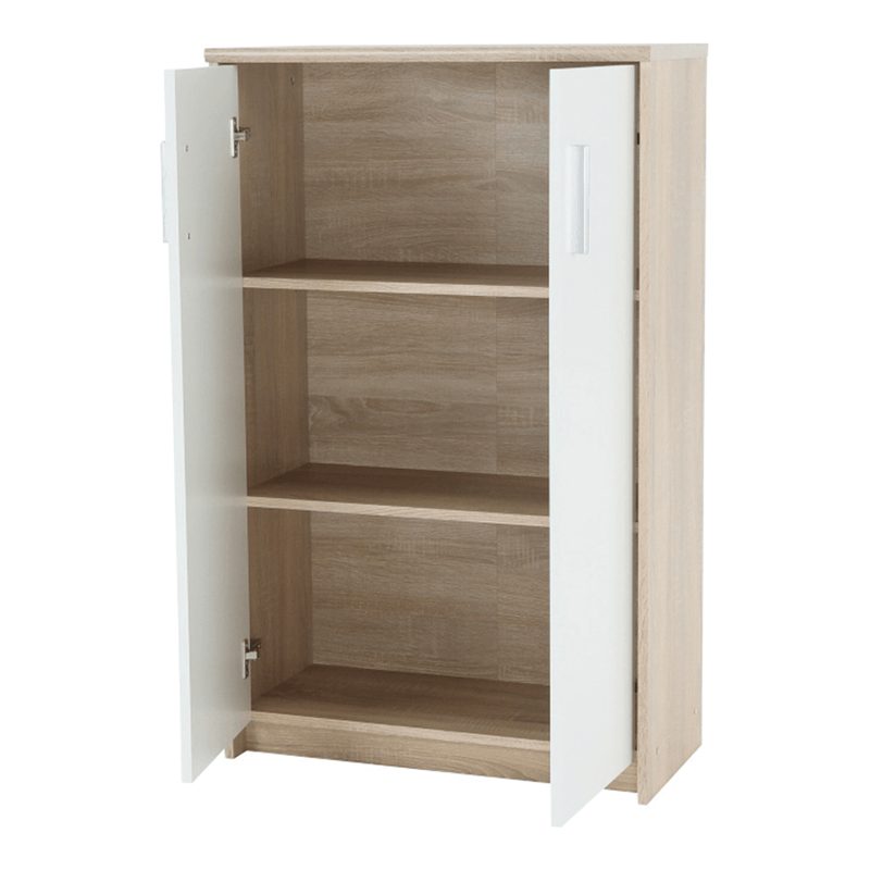 Casa si Gradina - Mobilier - Dulapuri si sifoniere - Dulapuri - Dulapior de birou, stejar sonoma/alb, JOHAN 2 NEW 13 - Infinity.ro