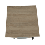 Casa si Gradina - Mobilier - Dulapuri si sifoniere - Dulapuri - Dulapior de birou cu cheie, stejar sonoma/alb, JOHAN 2 NEW 12 - Infinity.ro