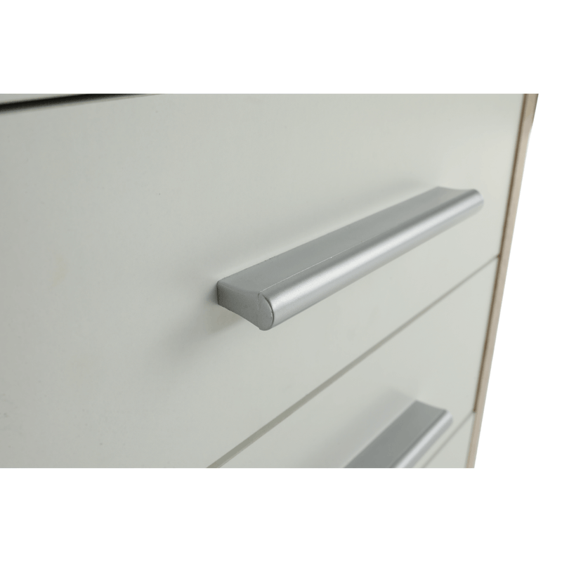 Casa si Gradina - Mobilier - Dulapuri si sifoniere - Dulapuri - Dulapior de birou cu cheie, stejar sonoma/alb, JOHAN 2 NEW 12 - Infinity.ro